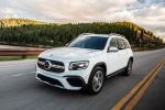 2020 Mercedes-Benz GLB 250 in Polar White - Driving Front Left Three-quarter View